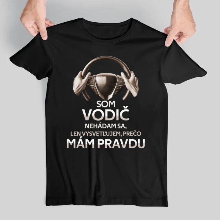 Som vodič - pánske tričko s potlačou