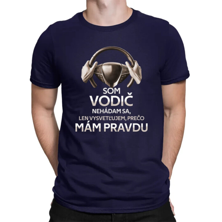Som vodič - pánske tričko s potlačou
