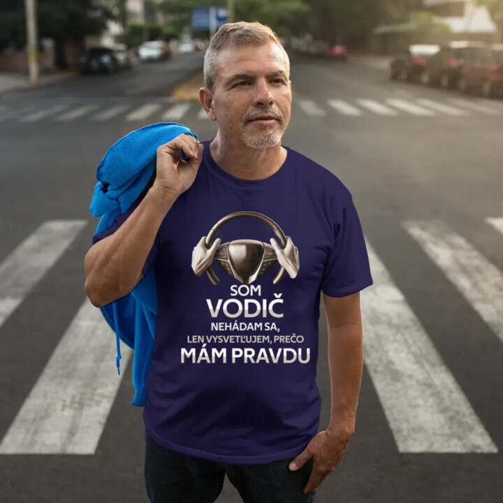 Som vodič - pánske tričko s potlačou
