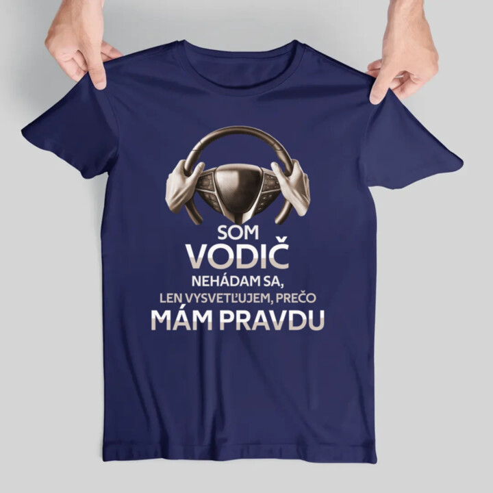Som vodič - pánske tričko s potlačou
