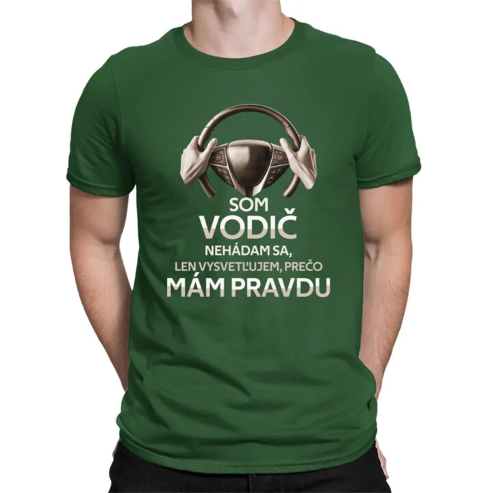 Som vodič - pánske tričko s potlačou