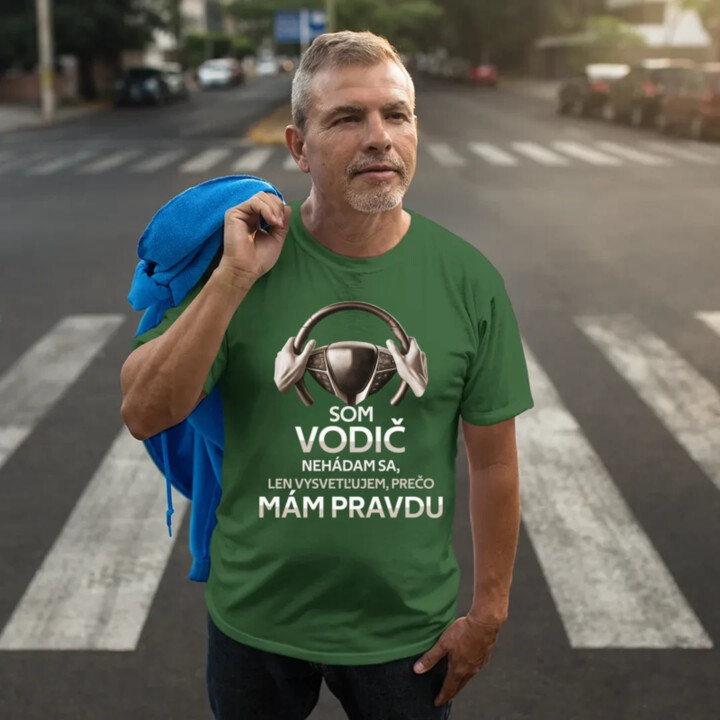 Som vodič - pánske tričko s potlačou