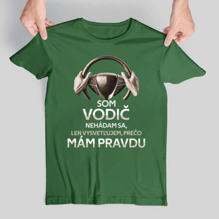 Som vodič - pánske tričko s potlačou
