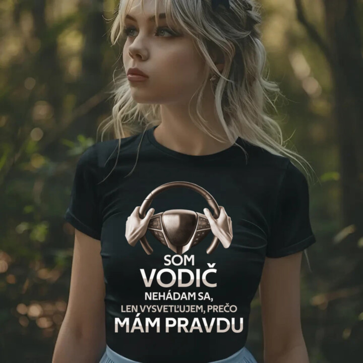 Som vodič - dámske tričko s potlačou