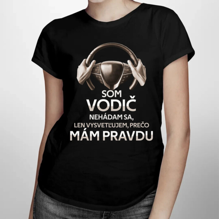 Som vodič - dámske tričko s potlačou