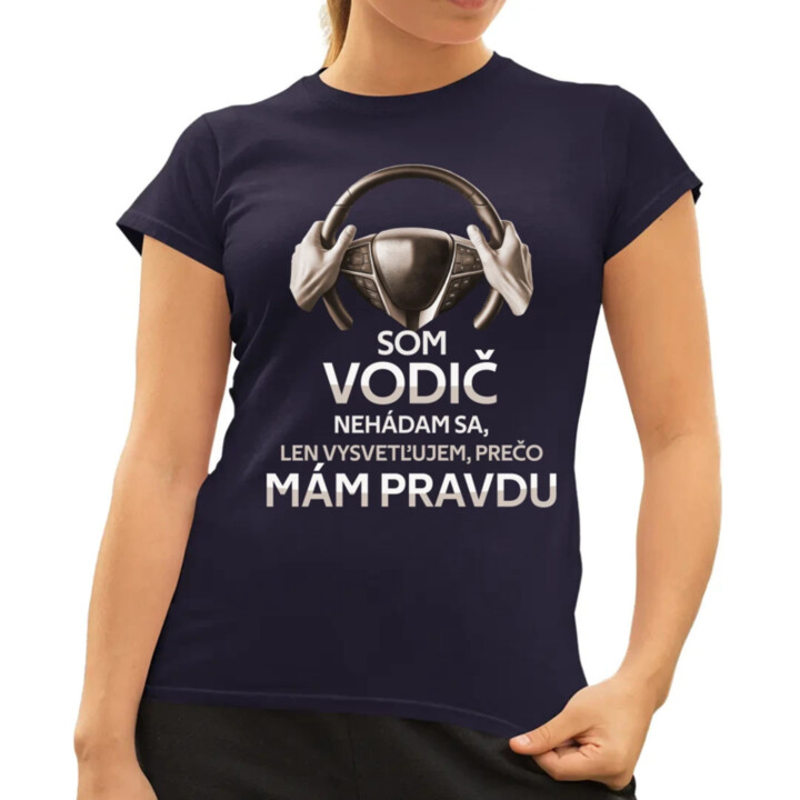 Som vodič - dámske tričko s potlačou