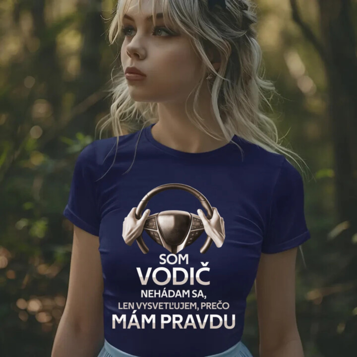 Som vodič - dámske tričko s potlačou