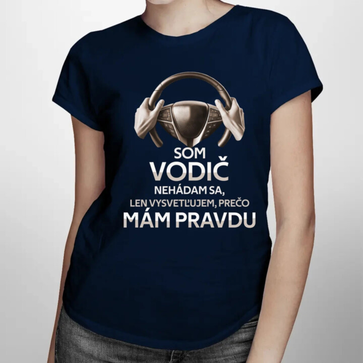 Som vodič - dámske tričko s potlačou
