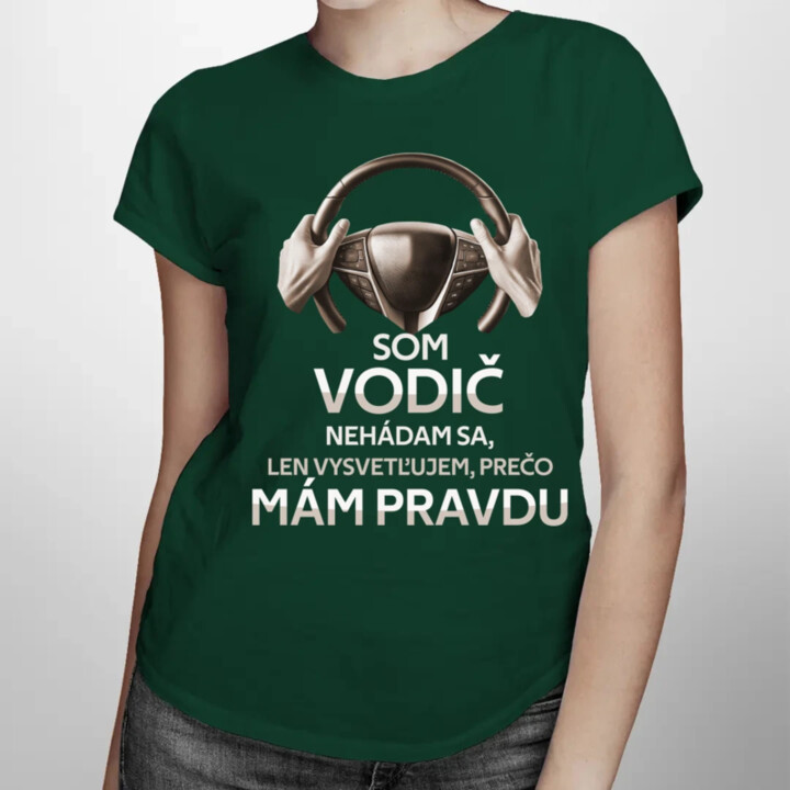Som vodič - dámske tričko s potlačou