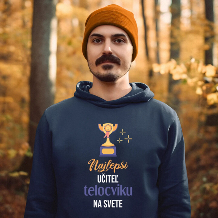 Najlepší učiteľ telocviku na svete  - pánska mikina s potlačou