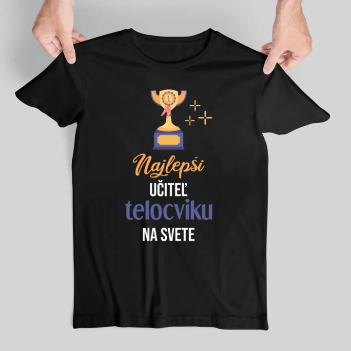 Najlepší učiteľ telocviku na svete - pánske tričko s potlačou