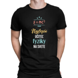 Najlepší učiteľ fyziky na svete - pánske tričko s potlačou