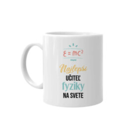 Najlepší učiteľ fyziky na svete - keramický hrnček s potlačou