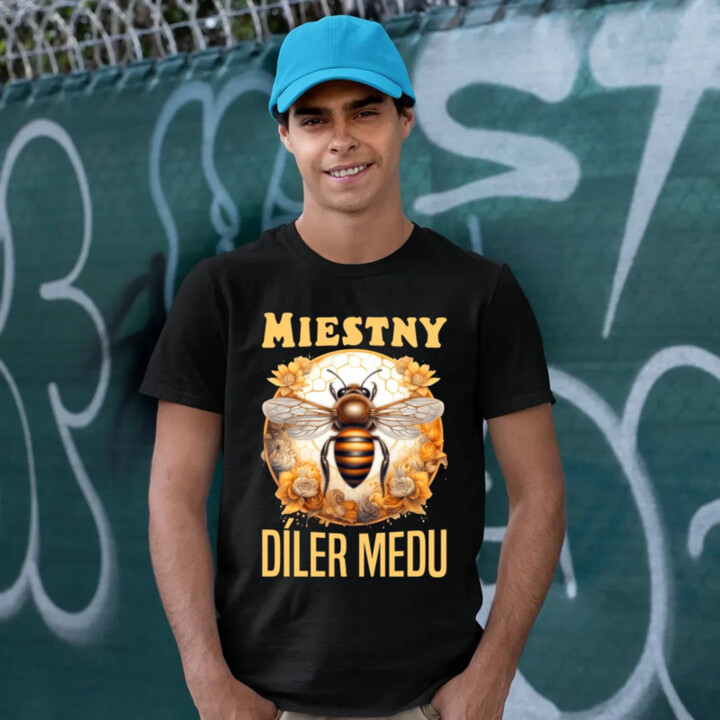 Miestny díler medu - pánske tričko s potlačou