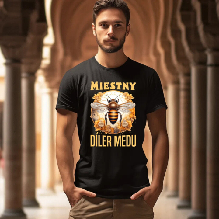 Miestny díler medu - pánske tričko s potlačou