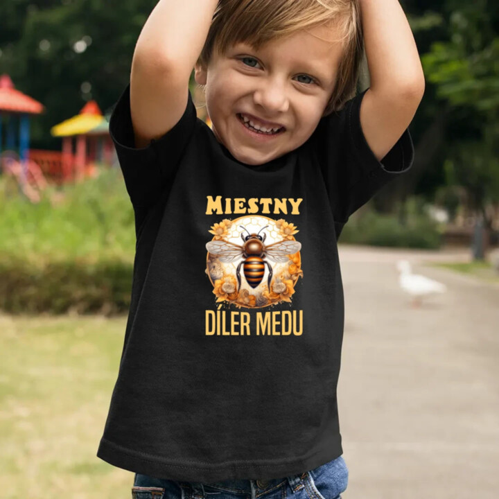 Miestny díler medu - detské tričko s potlačou