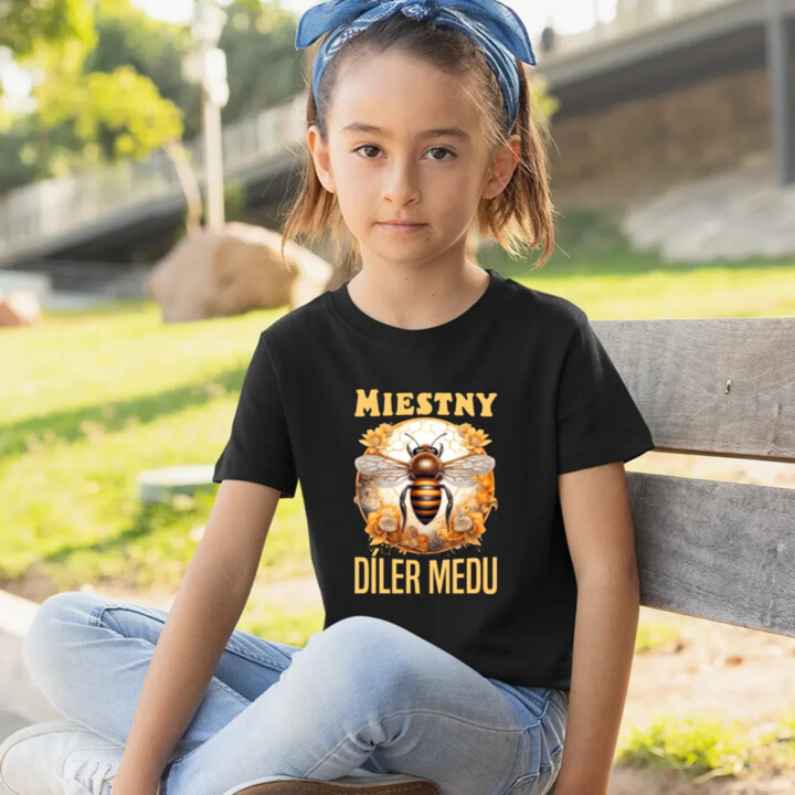 Miestny díler medu - detské tričko s potlačou