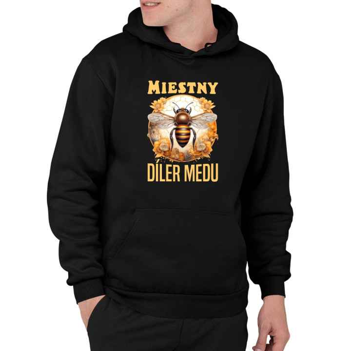 Miestny díler medu  - pánska mikina s potlačou