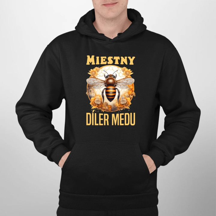 Miestny díler medu  - pánska mikina s potlačou