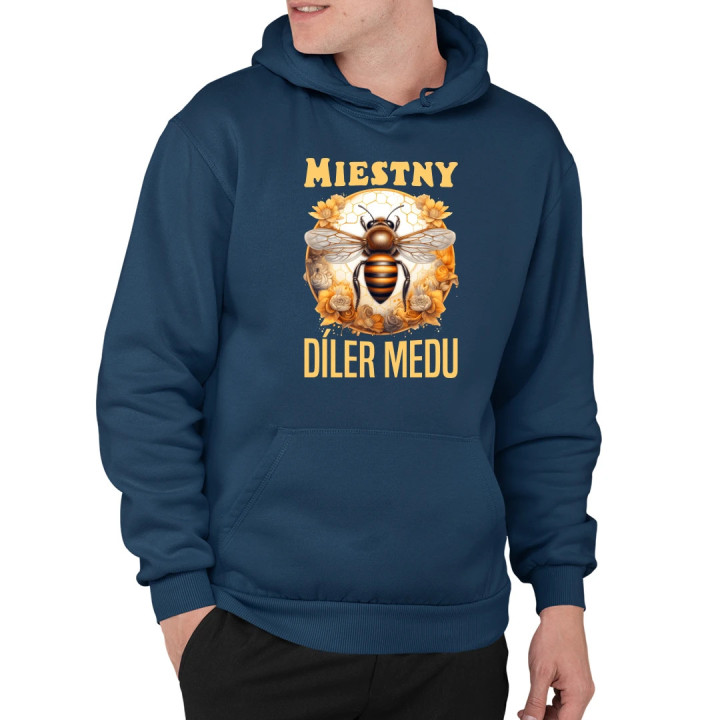 Miestny díler medu  - pánska mikina s potlačou