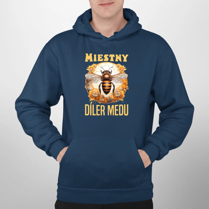 Miestny díler medu  - pánska mikina s potlačou