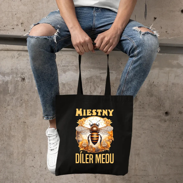 Miestny díler medu - taška s potlačou