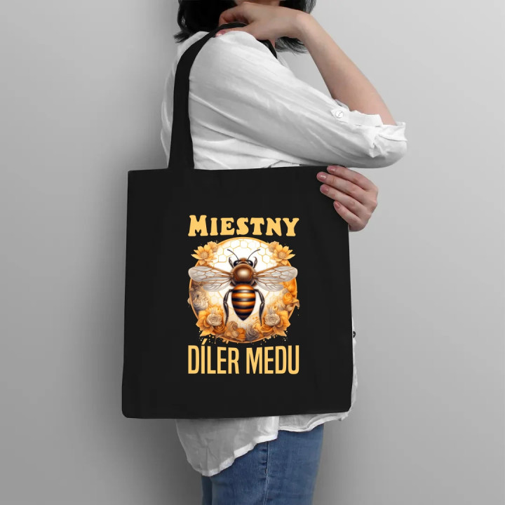 Miestny díler medu - taška s potlačou