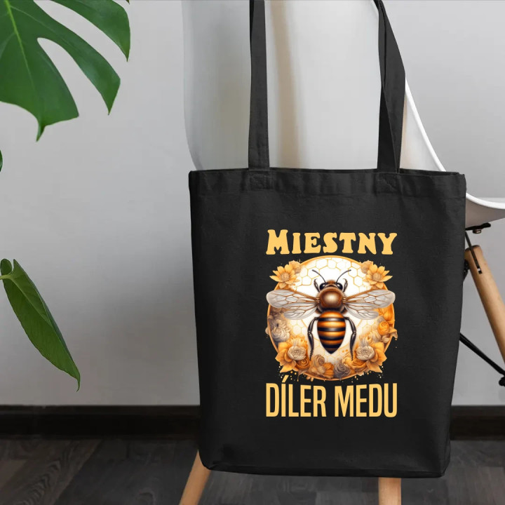 Miestny díler medu - taška s potlačou