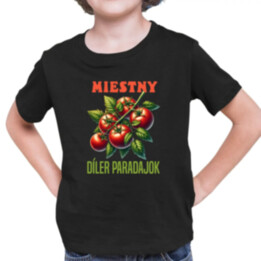 Miestny díler paradajok - detské tričko s potlačou