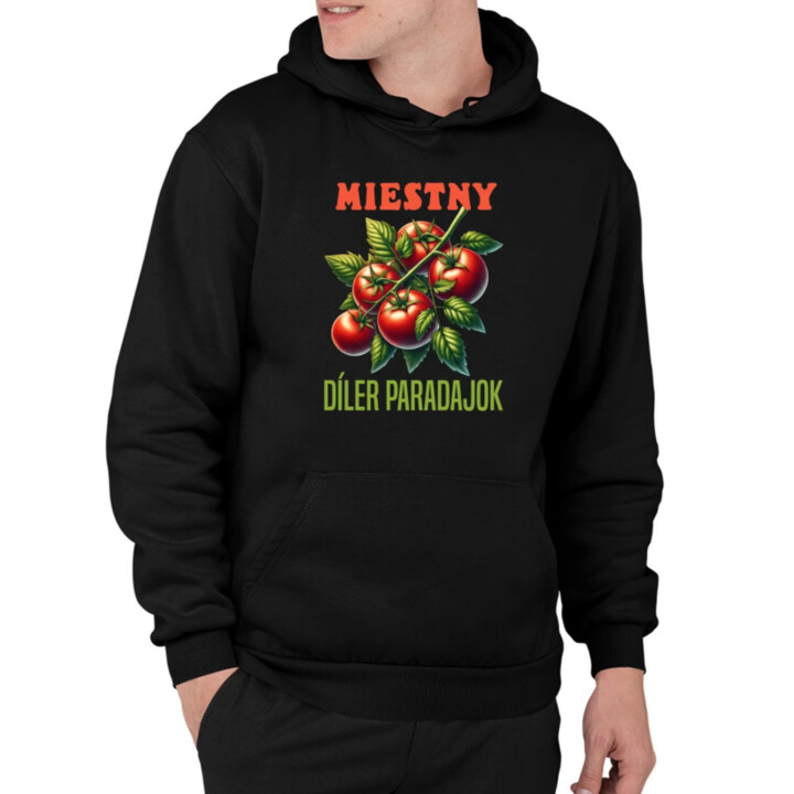 Miestny díler paradajok  - pánska mikina s potlačou