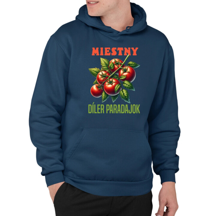 Miestny díler paradajok  - pánska mikina s potlačou