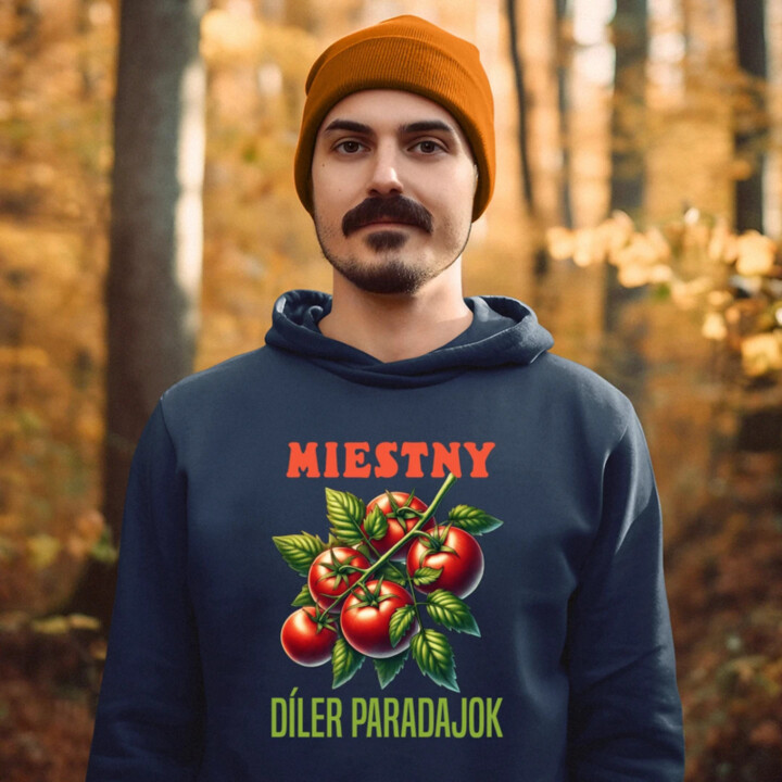 Miestny díler paradajok  - pánska mikina s potlačou