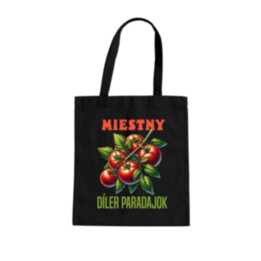 Miestny díler paradajok - taška s potlačou