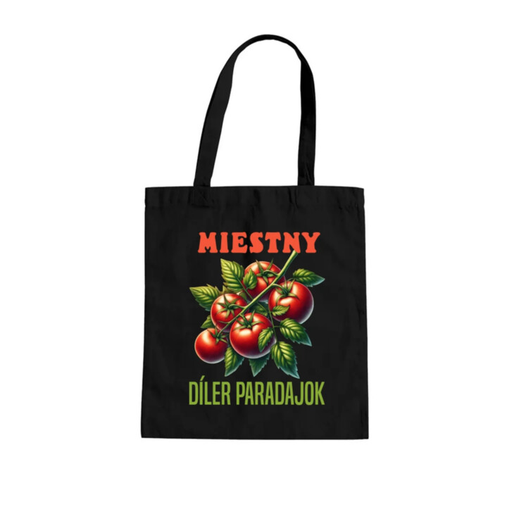 Miestny díler paradajok - taška s potlačou