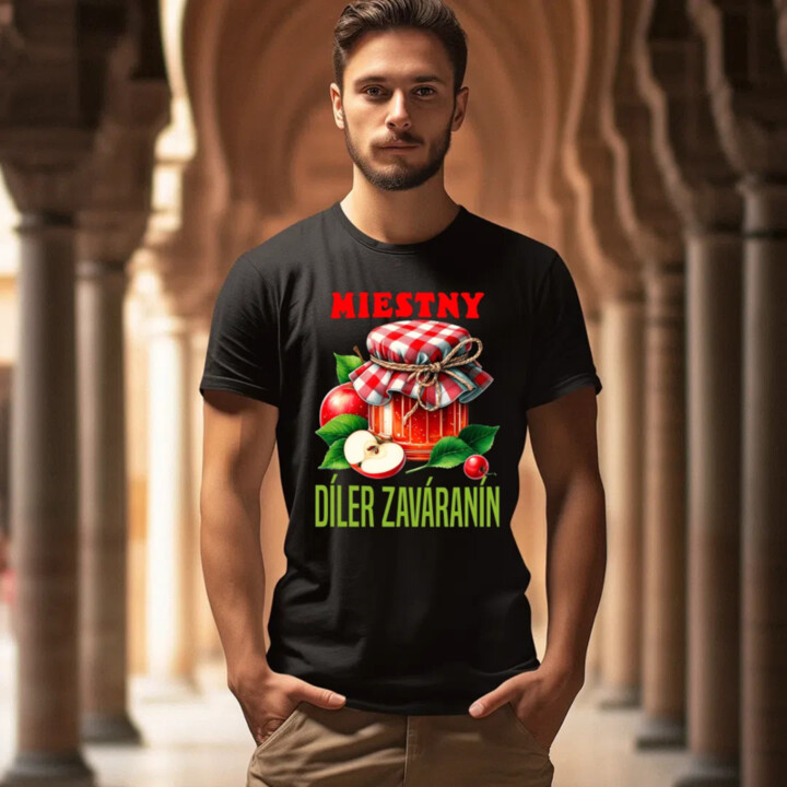 Miestny díler zaváranín - pánske tričko s potlačou