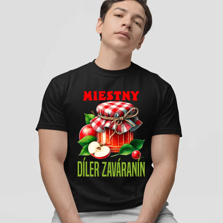 Miestny díler zaváranín - pánske tričko s potlačou