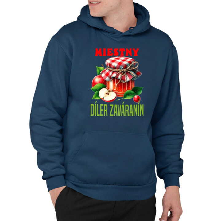 Miestny díler zaváranín  - pánska mikina s potlačou
