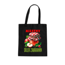 Miestny díler zaváranín - taška s potlačou