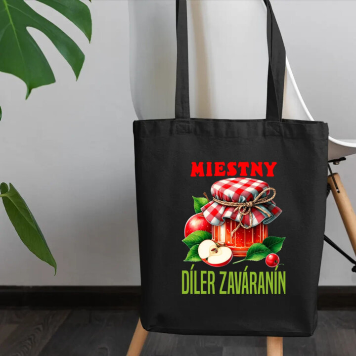 Miestny díler zaváranín - taška s potlačou