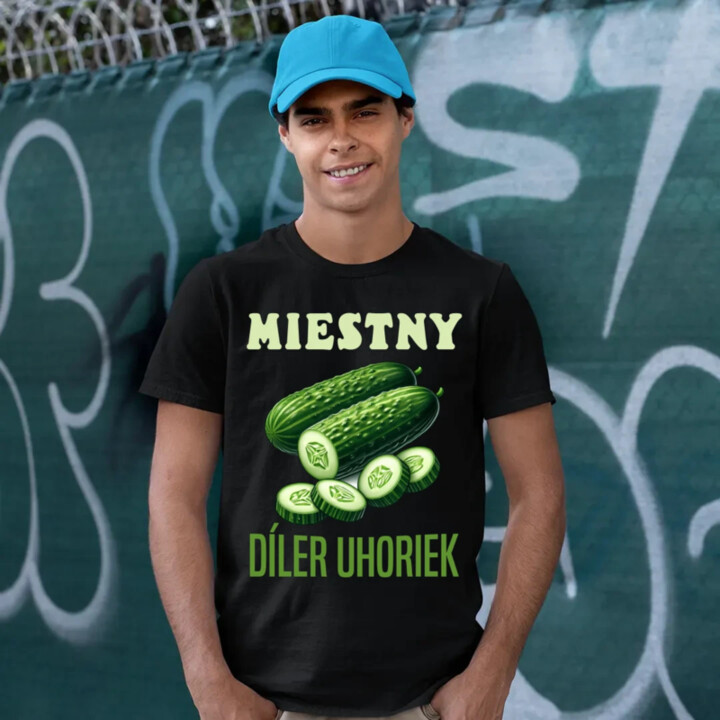 Miestny díler uhoriek - pánske tričko s potlačou