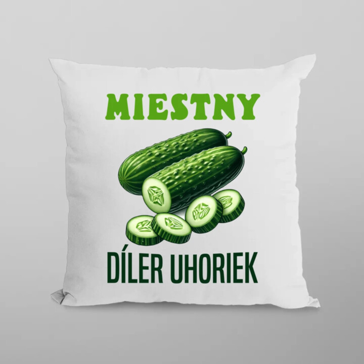 Miestny díler uhoriek - vankúš s potlačou
