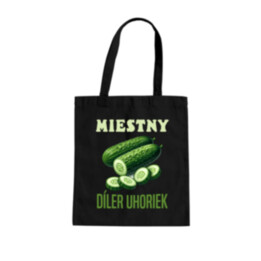 Miestny díler uhoriek - taška s potlačou