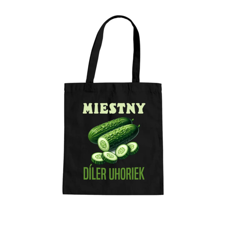 Miestny díler uhoriek - taška s potlačou