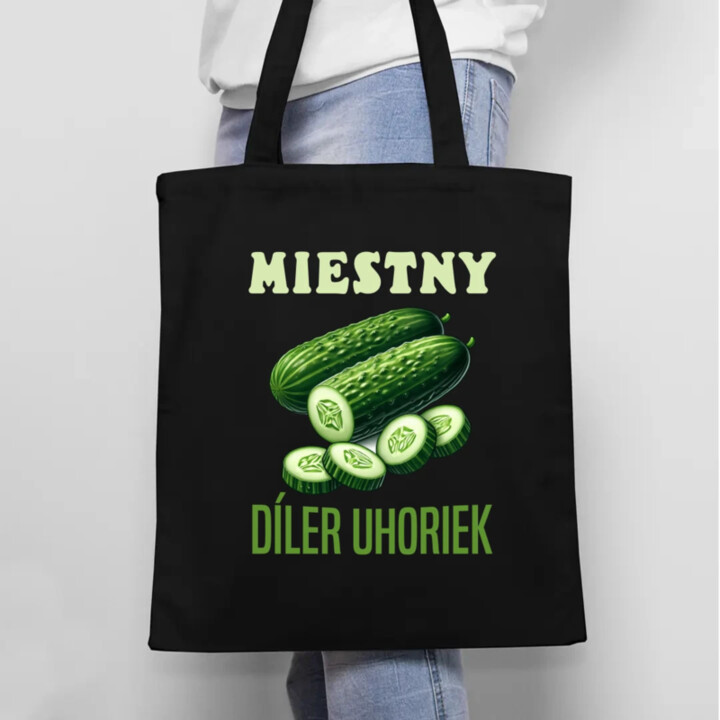 Miestny díler uhoriek - taška s potlačou