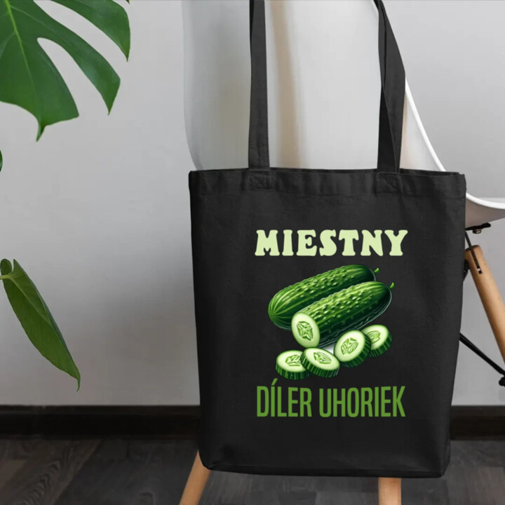 Miestny díler uhoriek - taška s potlačou