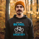 Viac ako bicykel, milujem len svoje deti  - pánska mikina s potlačou