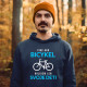 Viac ako bicykel, milujem len svoje deti  - pánska mikina s potlačou