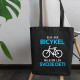 Viac ako bicykel, milujem len svoje deti - taška s potlačou
