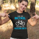 Viac ako bicykel, milujem len svoje deti - dámske tričko s potlačou