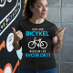 Viac ako bicykel, milujem len svoje deti - dámske tričko s potlačou